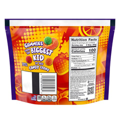 SHAQ-A-LICIOUS SLAMS Assorted Fruit Flavored Crunchy & Chewy Candy Bag, 9.8 oz