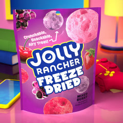 JOLLY RANCHER Freeze Dried Mixed Berry Flavored Candy Bag, 3.1 oz