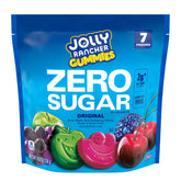 JOLLY RANCHER Gummies Zero Sugar Assorted Fruit Flavored Candy Bag, 4.9 oz
