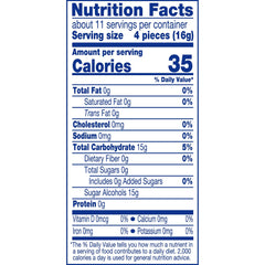 JOLLY RANCHER Zero Original Flavors Hard Candy 6.1oz Candy Bag
