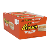 REESE'S White Creme Peanut Butter Cups, 1.39 oz (24 Count)