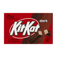KIT KAT® Dark Chocolate Wafer Candy Bars, 1.5 oz (24 Count)