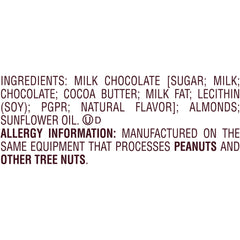 GOLDEN ALMOND Milk Chocolate 14oz Box of Five 2.8oz Candy Bars