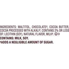 HERSHEY'S Zero Sugar Chocolate Baking Chips Bag, 8 oz