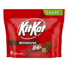 KIT KAT Milk Chocolate Miniatures Candy Bars 10.1oz Candy Bag