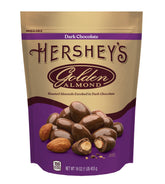 GOLDEN ALMOND Dark Chocolate Covered Almonds 16oz Pouch