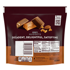 HERSHEY'S NUGGETS Milk Chocolate, Toffee and Almonds Candy Share Pack, 9 oz
