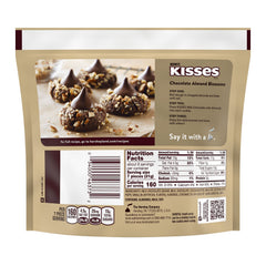 HERSHEY'S KISSES Milk Chocolate with Almonds Candy Share Pack, 8.7 oz