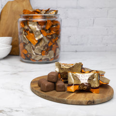 HERSHEY’S Toffee Truffles Candy Bulk Box, 5 lb