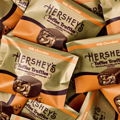 HERSHEY’S Toffee Truffles Candy Bag, 9 oz