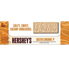 HERSHEY'S Salted Caramel Ice Cream Flavored Standard Size Candy Bar, 1.38oz (24 Count)