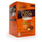 REESE'S Milk Chocolate and Peanut Butter Hot Cocoa Mix, 0.88oz (6 Count)