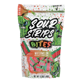 SOUR STRIPS Bites Watermelon Flavored Chewy Candy Bag, 6.35 oz