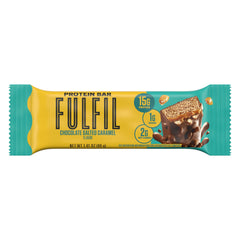 FULFIL Chocolate Salted Caramel Flavored Protein Bars, 1.41 oz (12 Count)