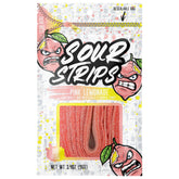 Sour Strips Pink Lemonade Candy Peg Bag, 3.4oz