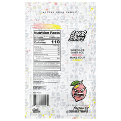 Sour Strips Pink Lemonade Candy Peg Bag, 3.4oz
