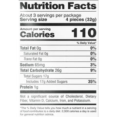 Sour Strips Pink Lemonade Candy Peg Bag, 3.4oz