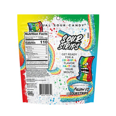 Sour Strips Rainbow Candy Party Bag, 10.2oz