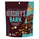HERSHEY'S Milk Chocolate Candy Bark with Almonds and Salted Pretzels Bag, 6 oz