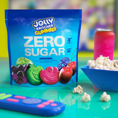 JOLLY RANCHER Gummies Zero Sugar Assorted Fruit Flavored Candy Bag, 4.9 oz