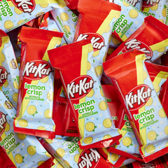 KIT KAT® Lemon Crisp Snack Size Bulk Candy Box, 3 lbs.