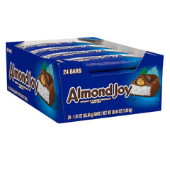 ALMOND JOY Coconut and Almond Chocolate Candy Bars, 1.61 oz (24 Count)