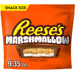 REESE'S Marshmallow Milk Chocolate Snack Size Peanut Butter Cups, 9.35 oz