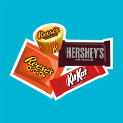 HERSHEY'S, KIT KAT® and REESE'S Miniatures Assorted Flavored Candy Share Pack, 8 oz