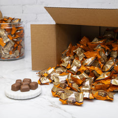 HERSHEY’S Toffee Truffles Candy Bulk Box, 5 lb