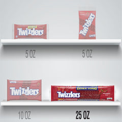 TWIZZLERS World's Largest Strawberry X-Long Twists 25oz Candy Bag