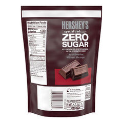 HERSHEY'S ZERO SPECIAL DARK Chocolate Miniatures 5.1oz Candy Bag