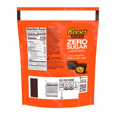 REESE'S Zero Sugar Miniatures Chocolate Peanut Butter Cups Candy Bag, 5.1 oz