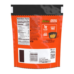 REESE'S Zero Sugar Miniatures Dark Chocolate Peanut Butter Cups Candy Bag, 5.1 oz