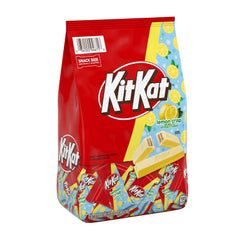 KIT KAT® Lemon Flavored Creme Wafer Snack Size, Party Size Candy Bag, 30.38 oz