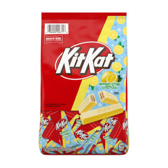 KIT KAT® Lemon Flavored Creme Wafer Snack Size, Party Size Candy Bag, 30.38 oz