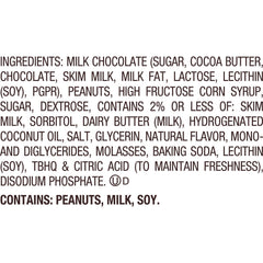 REESE'S Milk Chocolate Caramel Peanut Butter Snack Size Cups, Candy Bag, 9.9 oz