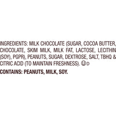 REESE'S Milk Chocolate Peanut Butter Snack Size Cups, Candy Bag, 10.5 oz