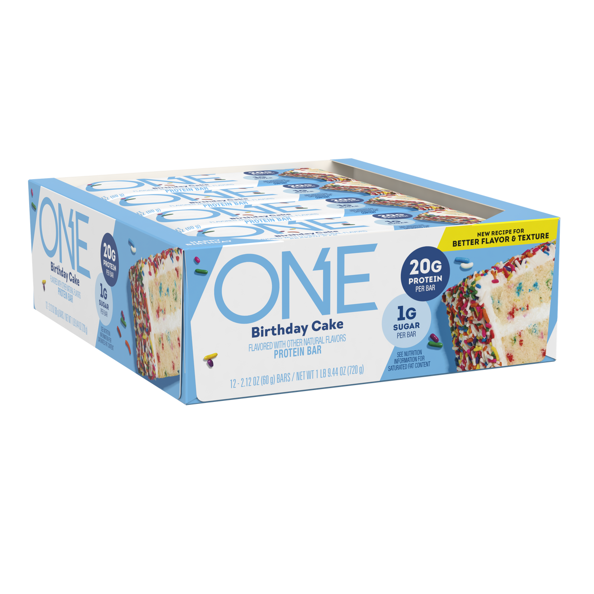 ONE Birthday Cake Flavored Protein Bars, 2.12 oz (12 Count)