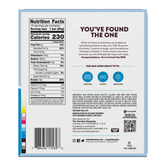 ONE HERSHEY'S Cookies 'n' Creme Flavored Protein Bars, 2.12 oz (12 Count)