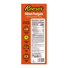 REESE’S Peanut Butter Filled Pretzels Bags, 1 oz. (10 Pack)