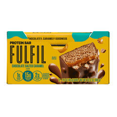FULFIL Chocolate Salted Caramel Flavored Protein Bars, 1.41 oz (12 Count)