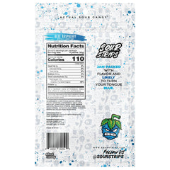 Sour Strips Blue Raspberry Candy Peg Bag, 3.4oz