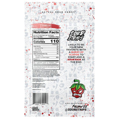 Sour Strips Strawberry Candy Peg Bag, 3.4oz