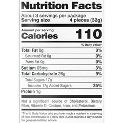 Sour Strips Strawberry Candy Peg Bag, 3.4oz