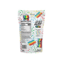 Sour Strips Rainbow Bites Candy Bag, 6.35oz