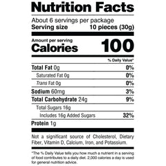 Sour Strips Rainbow Bites Candy Bag, 6.35oz